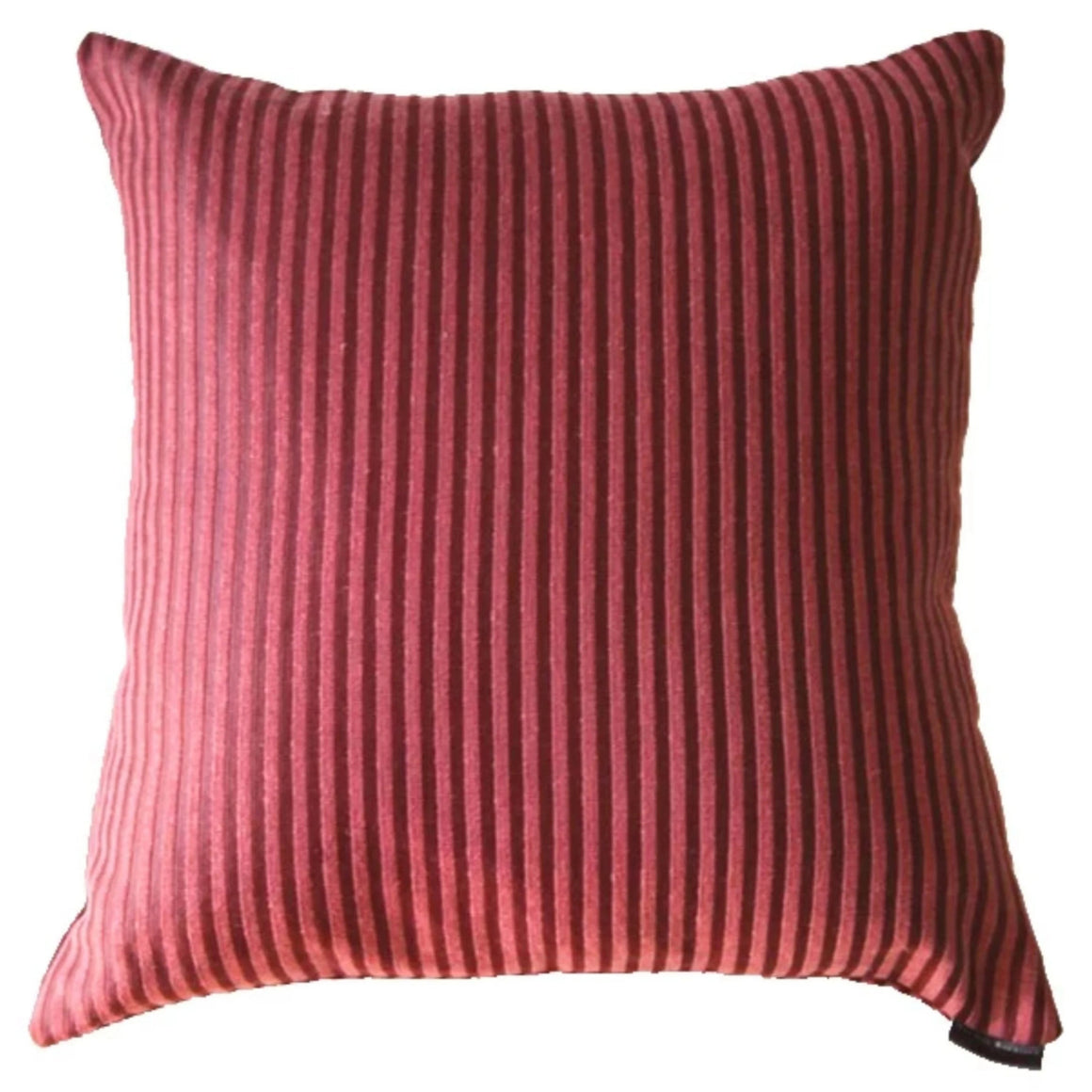 Aosta - Red Stripped Pillow Covers - Set of 3 - 1 (24” X 24”) + 2 (20” X 20”) - Maa-Kal Boutique Canada