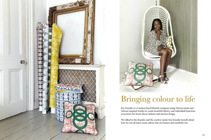 Eva Sonaike, a Nigerian-German interior designer and home décor expert based in London, United Kingdom