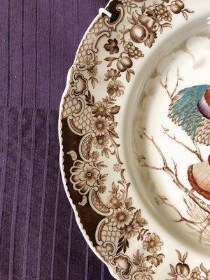 Wild Turkeys Dinner Plate - Windsor Ware JOHNSON BROS ENGLAND