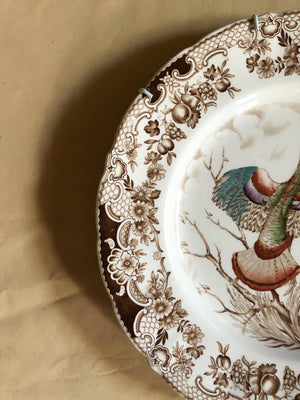 Wild Turkeys Dinner Plate - Windsor Ware JOHNSON BROS ENGLAND