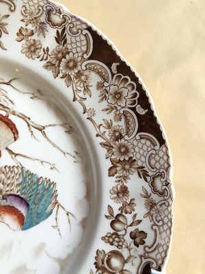 Wild Turkeys Dinner Plate - Windsor Ware JOHNSON BROS ENGLAND