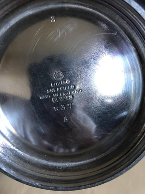 Antique Embossed Silver Plate EPBM Tea Pot - Sheffield - Made in England