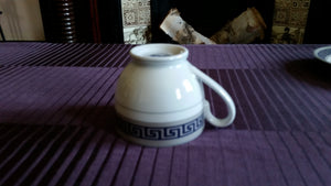 Set of 6 Vintage Deutschland Cuisine Santé International Tea Cups and Saucers