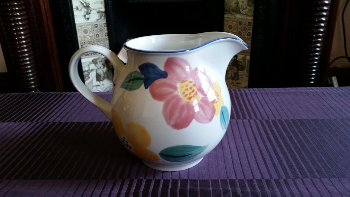 Johnson Brothers Multicolor Floral Pitcher