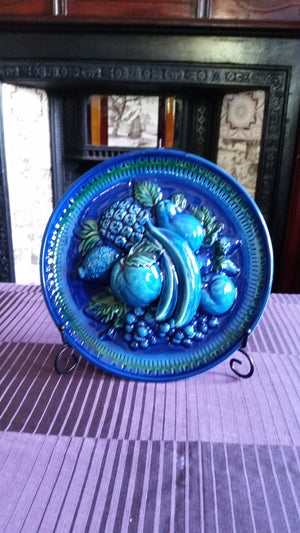 Vintage E 2412 G Japan Ceramic Fruit Plate by Giftcraft