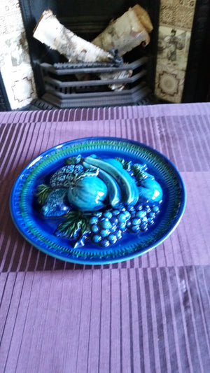 Vintage E 2412 G Japan Ceramic Fruit Plate by Giftcraft