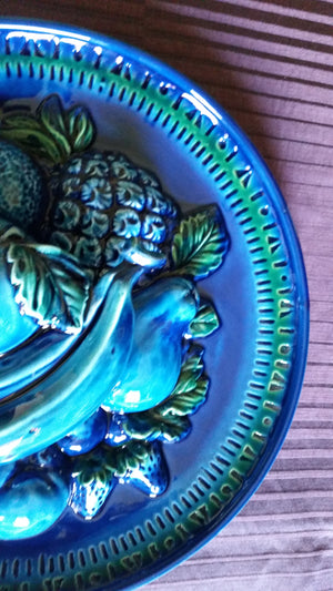 Vintage E 2412 G Japan Ceramic Fruit Plate by Giftcraft