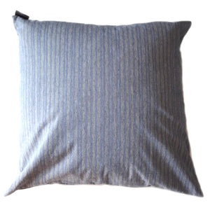 Aquaba - Blue Stripped Pillow Covers  - Set of 2 - 2 (24” X 24”) - Maa-Kal Boutique Canada