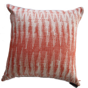 Azuza - Orange Geometric Pillow Covers - Set of 3 - 3 (18” X 18”) - Maa-Kal Boutique Canada