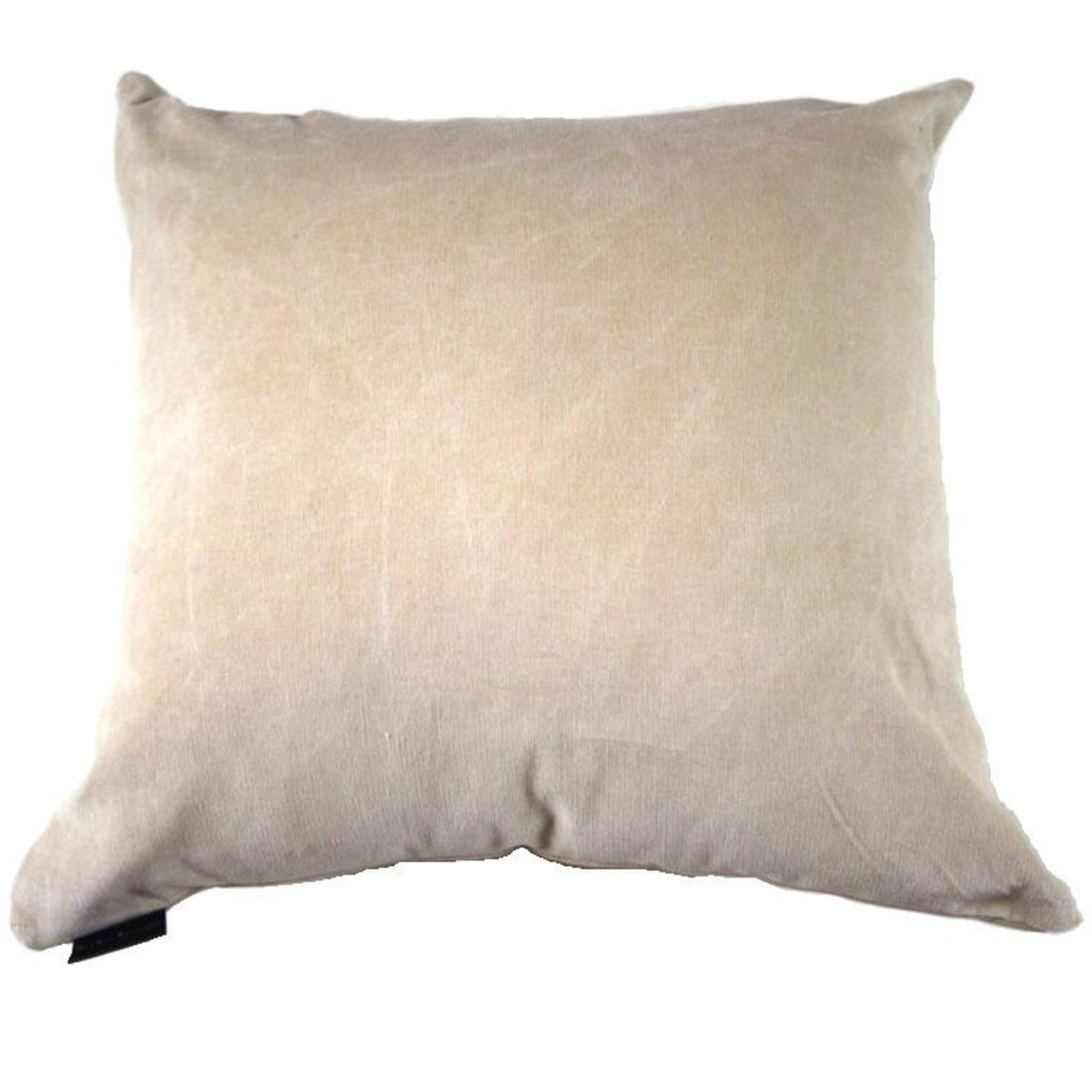 Desta - Beige Stretchy Velvet Pillow Cover - 20x20