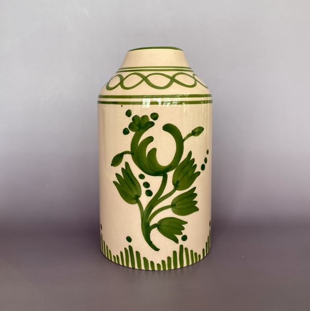 GENIE IN A BOTTLE Nude & Forest Green Floral