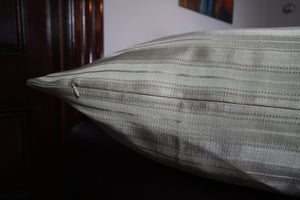Giovanni - Stripped Beige Pillow Cover - 22x22 - 24x24 - 26x26