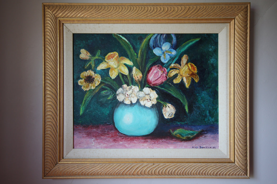 Original Painting by Alice Bracken 1956 - Signed Painting