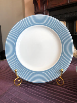 Set of 6 Fine Porcelain Royal Doulton Salad Plates ORBIT 2007