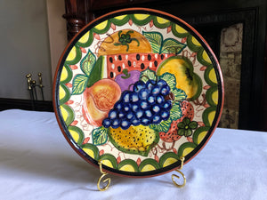 Vintage Olaria Carrilho Lopes Art Pottery Plate