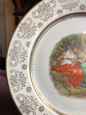 Decorative Plate with Greek Women