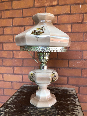Gone with the Wind Hurricane Hand Painted Ceramic Table Lamp