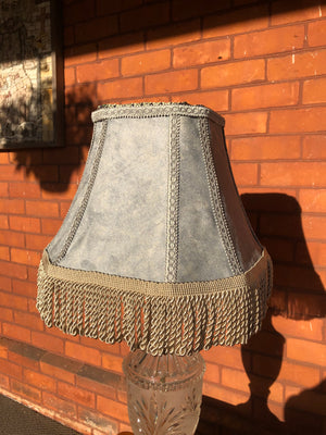 Blue Sky Solid Fabric Bell Lamp Shade