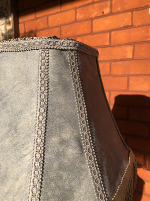 Blue Sky Solid Fabric Bell Lamp Shade
