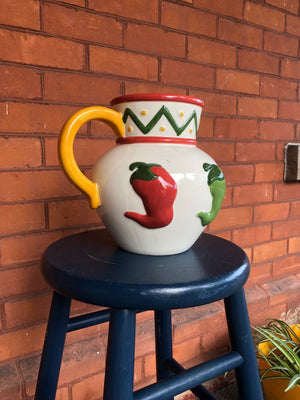 Italian Red Pepper Pitcher