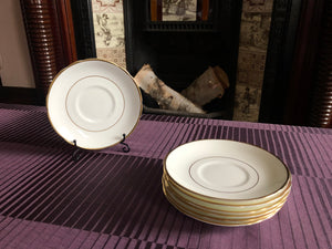 28 Pieces Vintage Bone China PEACOCK Set of Plates