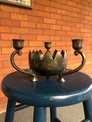 Vintage Candle Holder for 3 candles - 4 candles