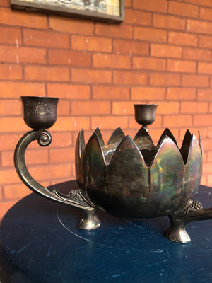 Vintage Candle Holder for 3 candles - 4 candles