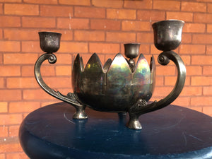 Vintage Candle Holder for 3 candles - 4 candles