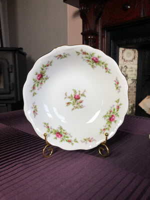 Vintage Johann Haviland Moss Rose Berry Dinnerware with Gold Trims