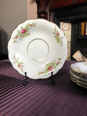 Vintage Johann Haviland Moss Rose Berry Dinnerware with Gold Trims