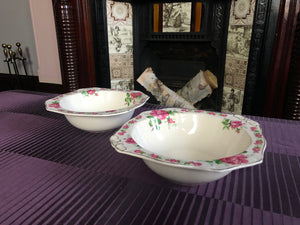 Set of 2 La Belle Rose Serving Bowls