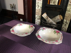 Set of 2 La Belle Rose Serving Bowls