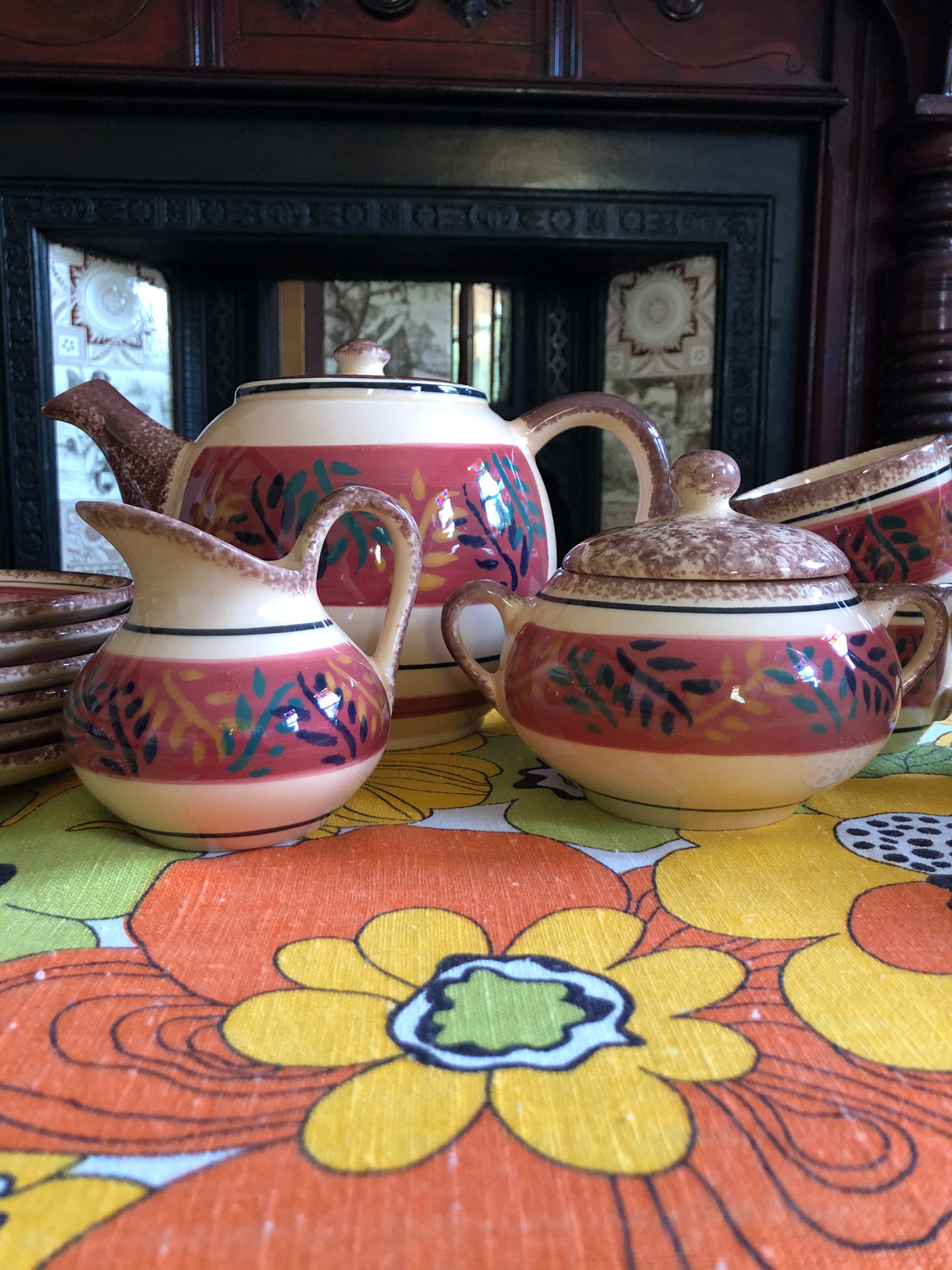 K & G Luneville Tea Set