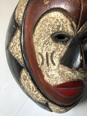 Vintage Punu Mask from Gabon