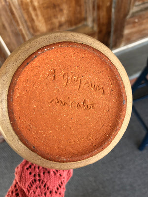 Ceramic Beige Bottle with Cork