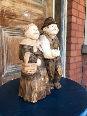 Old Danish Couple Statue