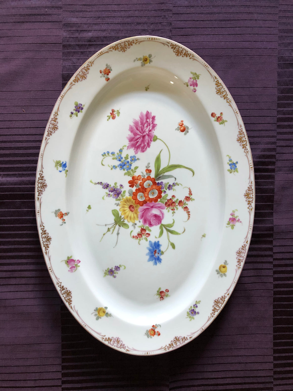 Dresden Porcelain Serving Platter