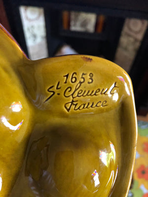Vintage Set of 2 St-Clement Snail Plates