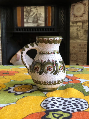 Vintage Handarbeit German Small Pitcher