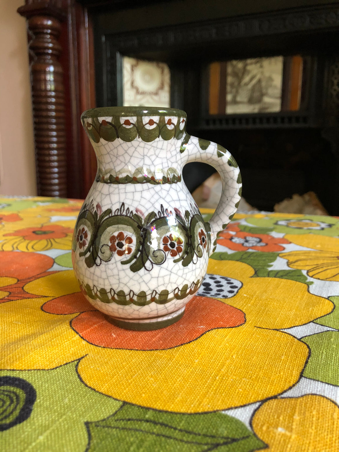 Vintage Handarbeit German Small Pitcher