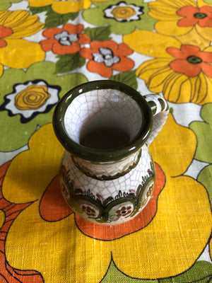 Vintage Handarbeit German Small Pitcher