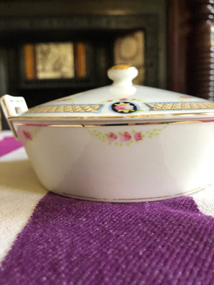 Vintage Nippon Small Serving Plate with Lid