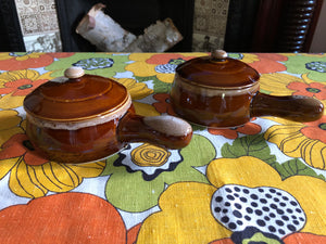 Set of 4 Ceramic French Onion Soup Bowls