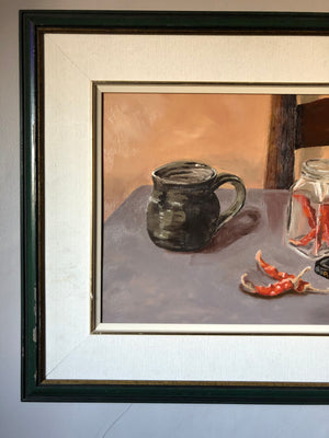Vintage Andreas Radman Painting - P.U.R.E