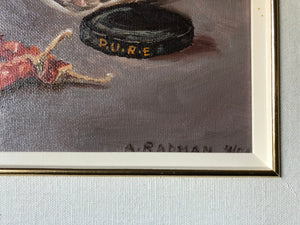 Vintage Andreas Radman Painting - P.U.R.E