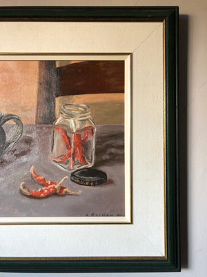 Vintage Andreas Radman Painting - P.U.R.E