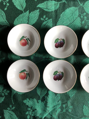 Vintage Set of 6 Fisher China Small Bowls