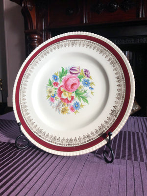 Decorative Solian Ware Simpsons Potters Ltd Cobridge England Plate