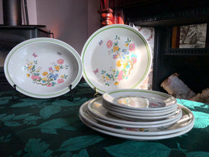 Vintage 20-Piece Dinnerware Royal Albert England Summer Solitude Set