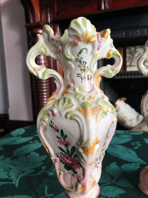 Set of 2 Italian Vintage Vases